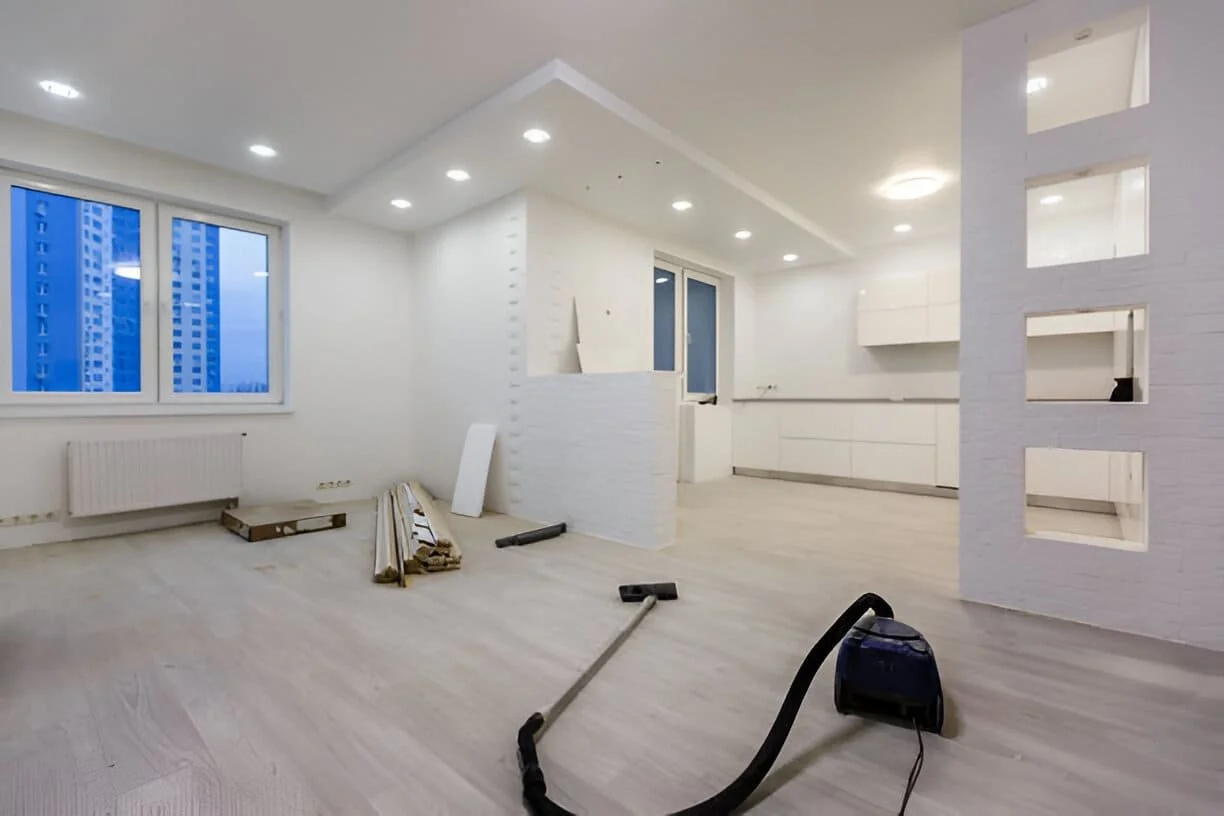 Construction site cleaning